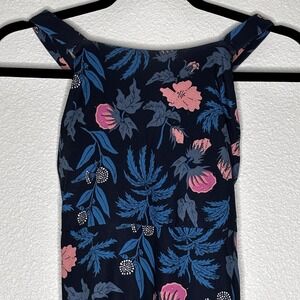 Patagonia Fleetwith Dress Women's Small FBJB Floral Navy Pink Style‎ 58366 SP20